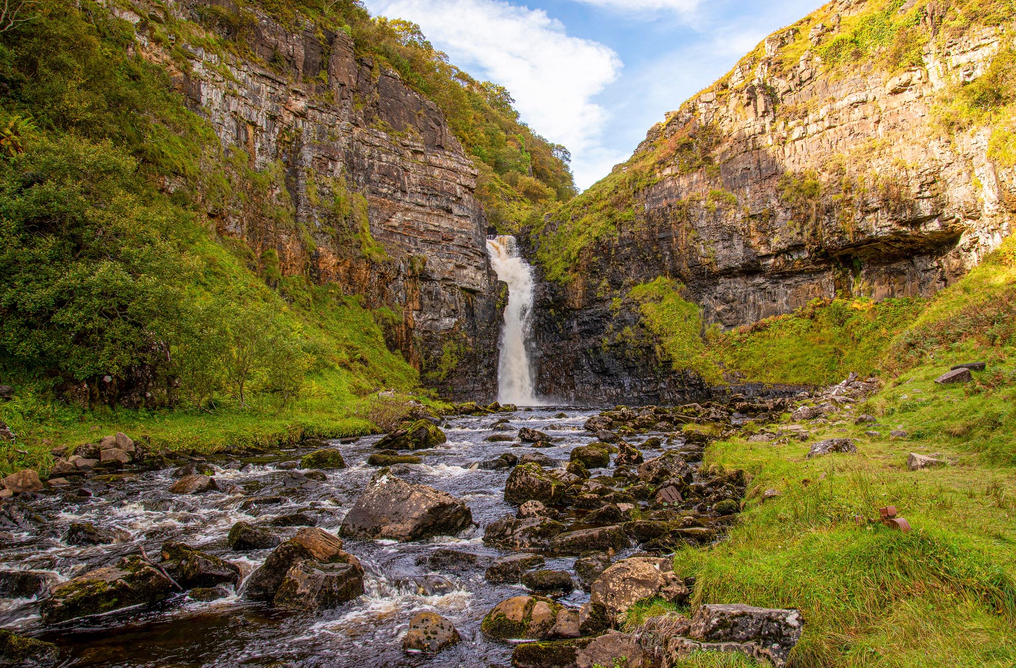 Lealt Falls on the Isle of Skye