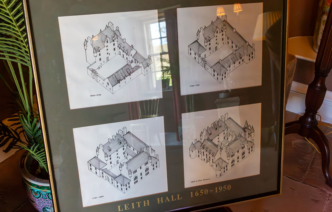 Leith Hall changes diagram