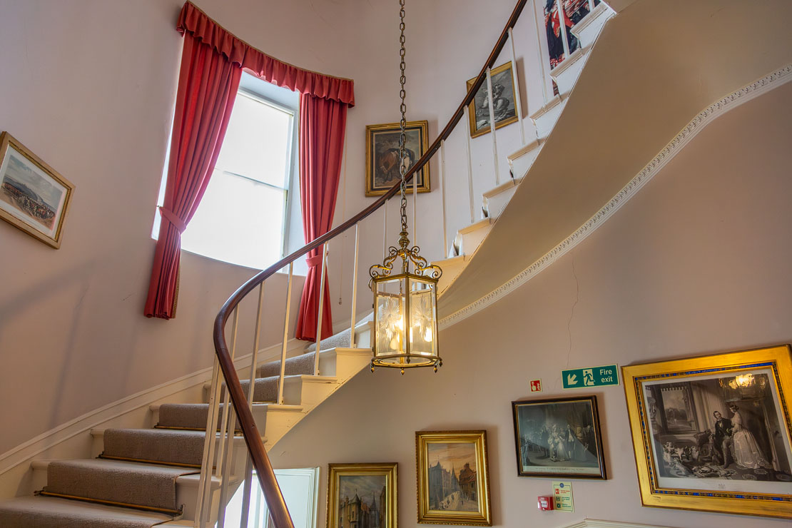 Leith Hall spiral staircase