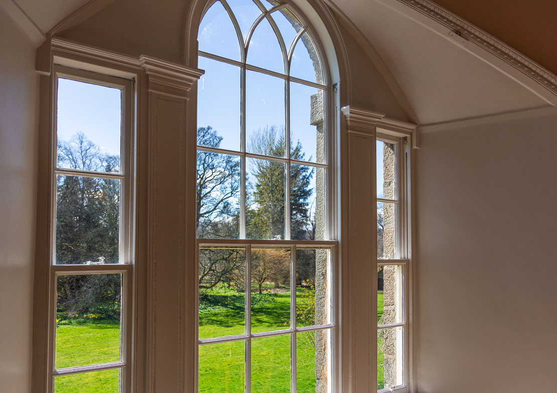 Leith Hall windows