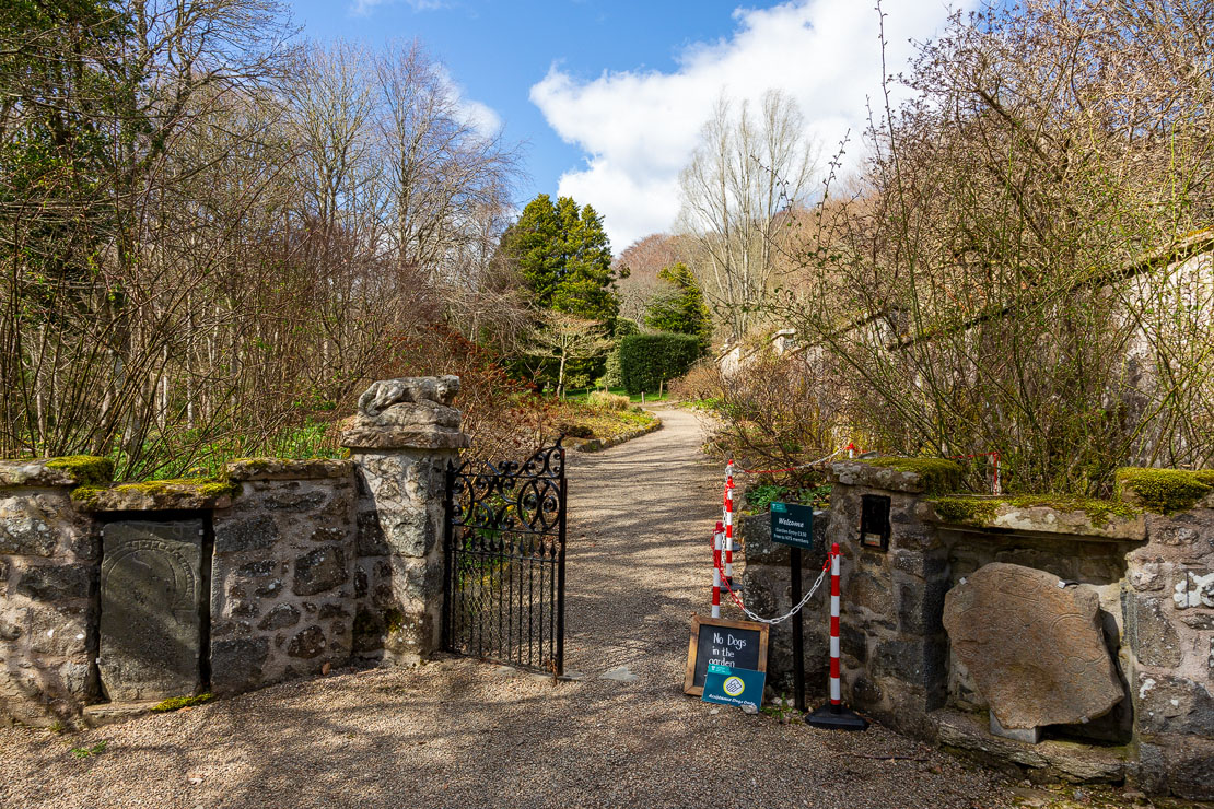 Walled garden entrance