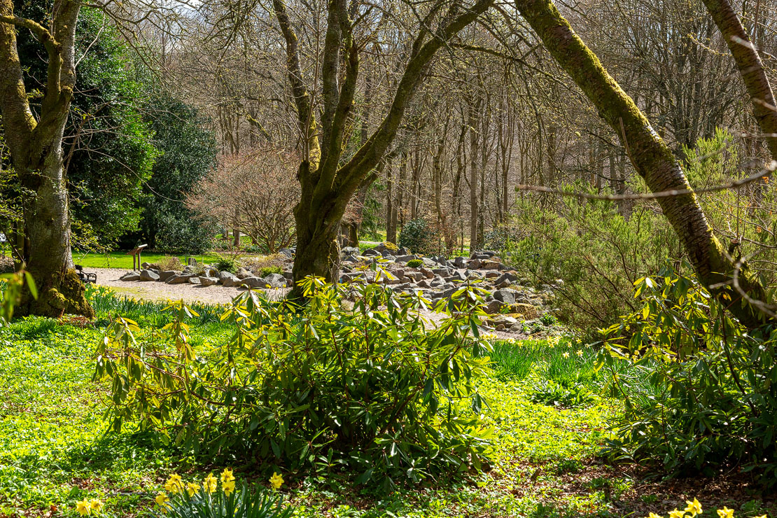 The walled garden was an impressive finale for our visit.