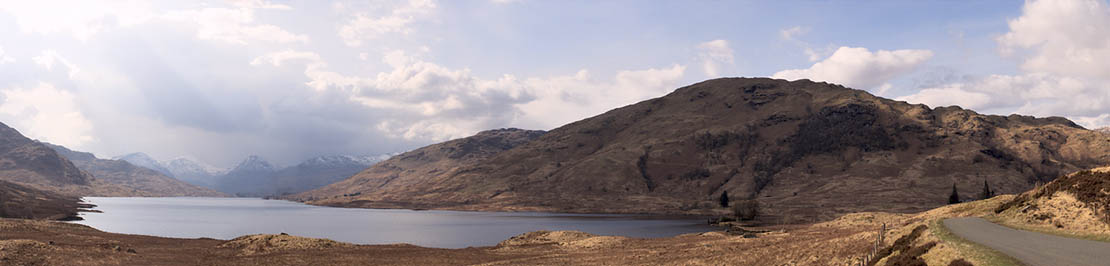 Roadside view of Loch Arklet.