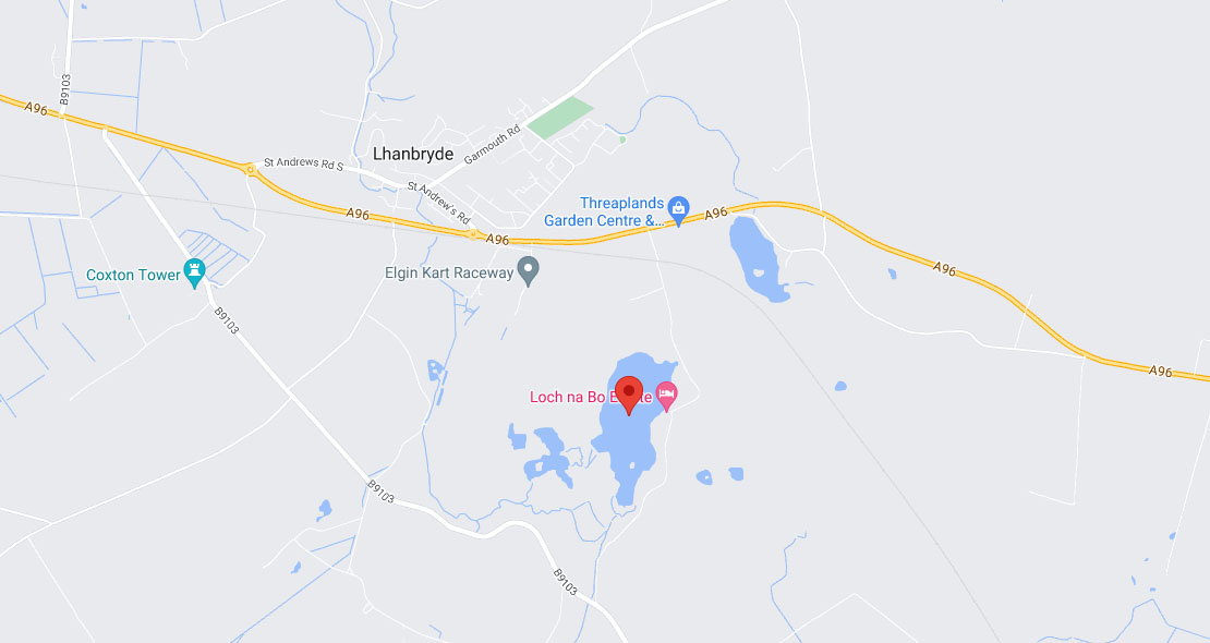 Loch na Bo location map