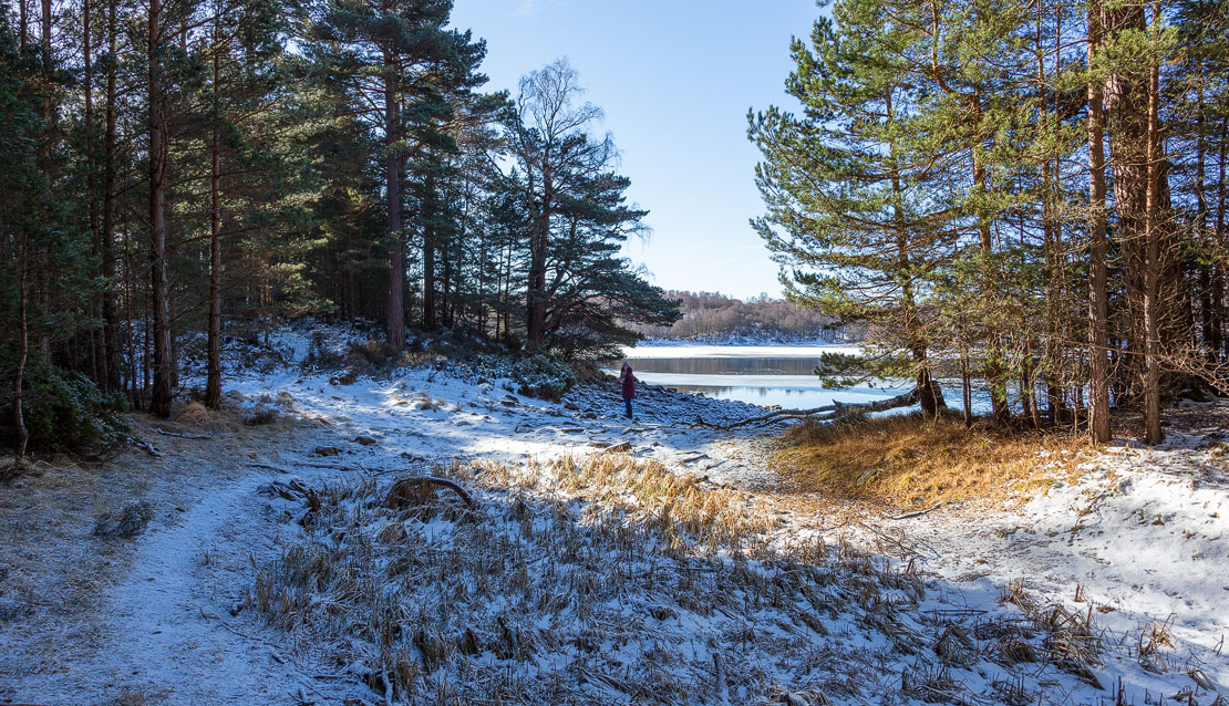 Loch Vaa winter scene