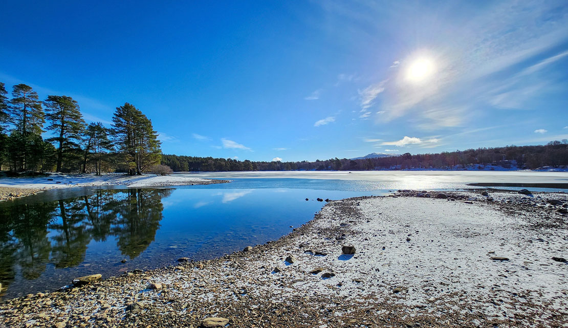 Loch Vaa within the Cairngorms National Park