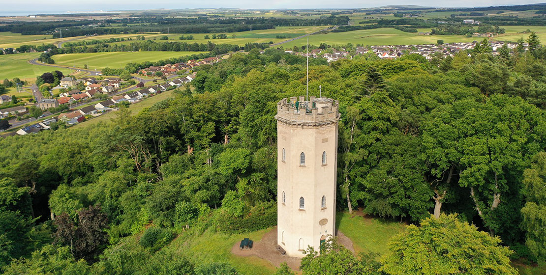 Nelson's Tower on Cluny Hill