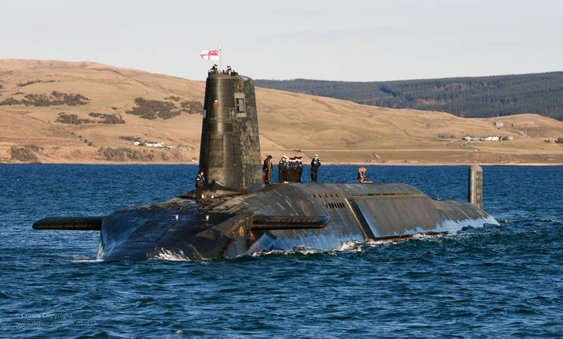 Nuclear technology. Deterrent patrol. Photo: Defence Imagary.