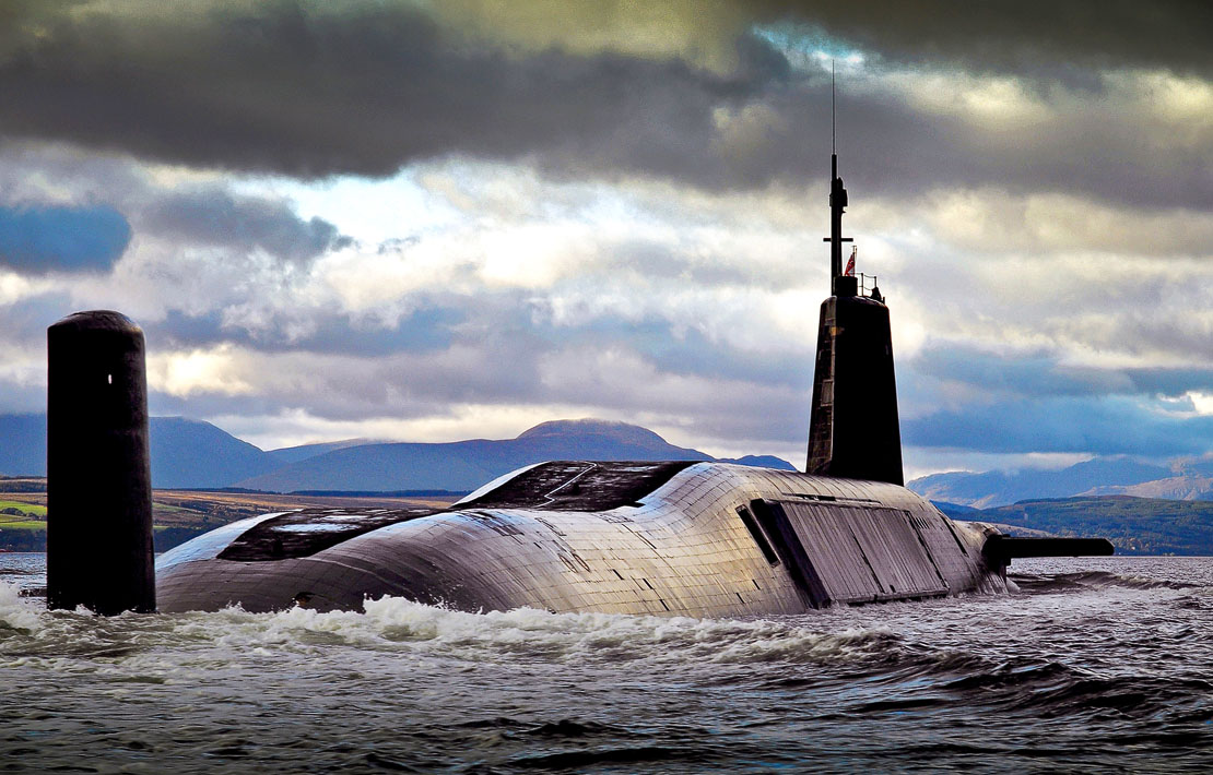 Nuclear submarine HMS Vengeance.