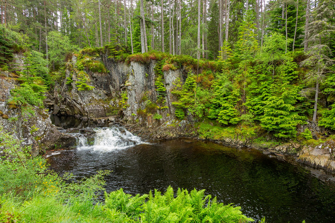 Wide shot of the gorge.