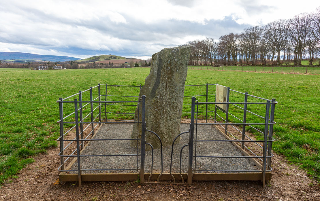 The Picardy Stone fenced enclosure.