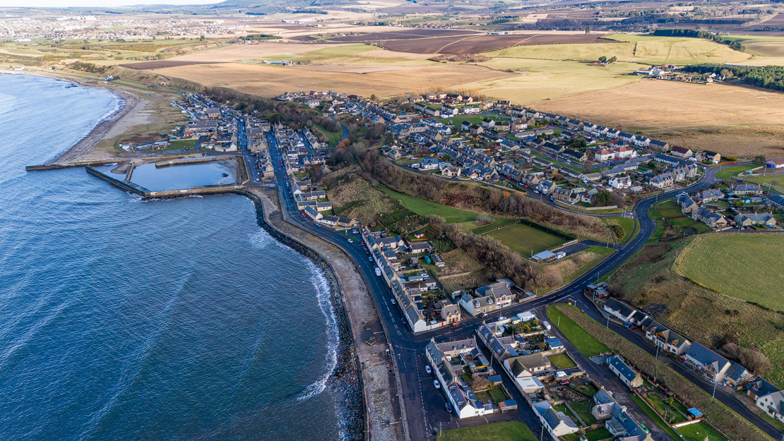 Portgordon on the Moray Firth Coast