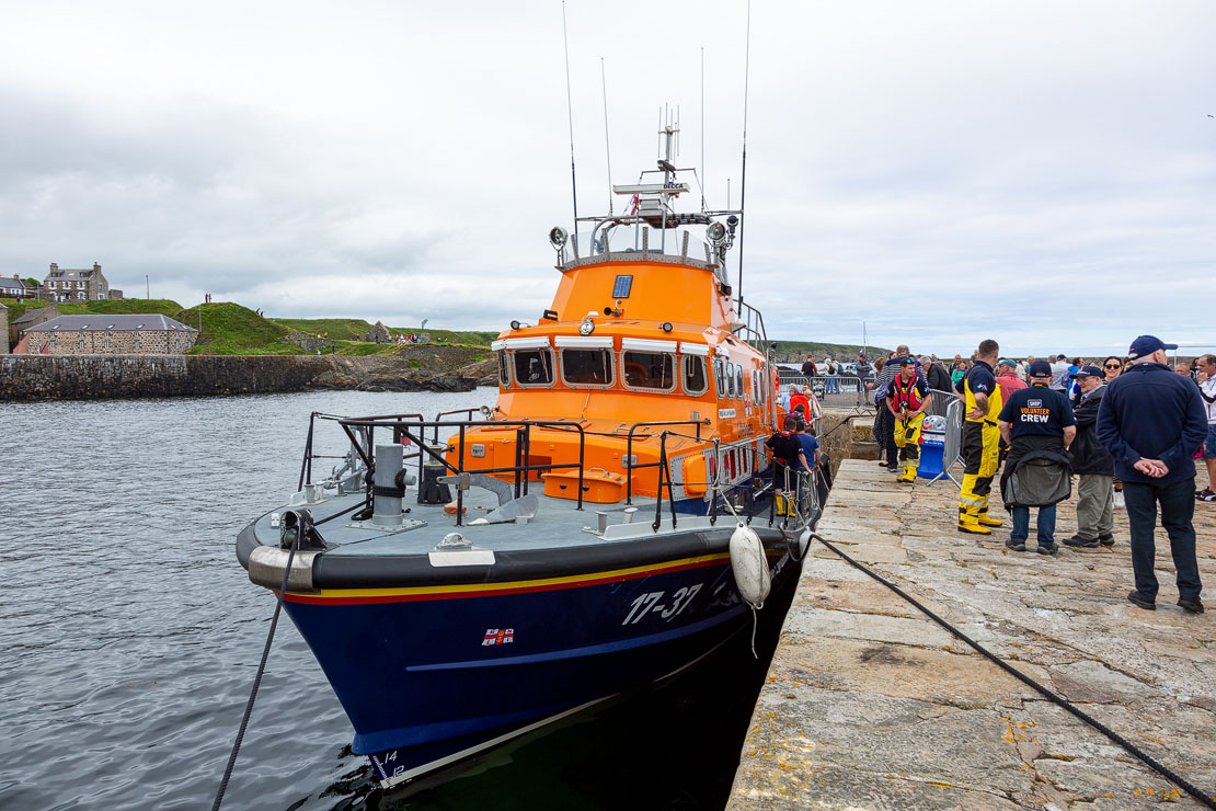 Buckie Life Boat front view