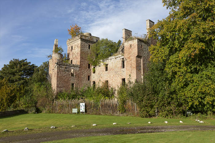 Redcastle ruin near Inverness<br>and Beauly