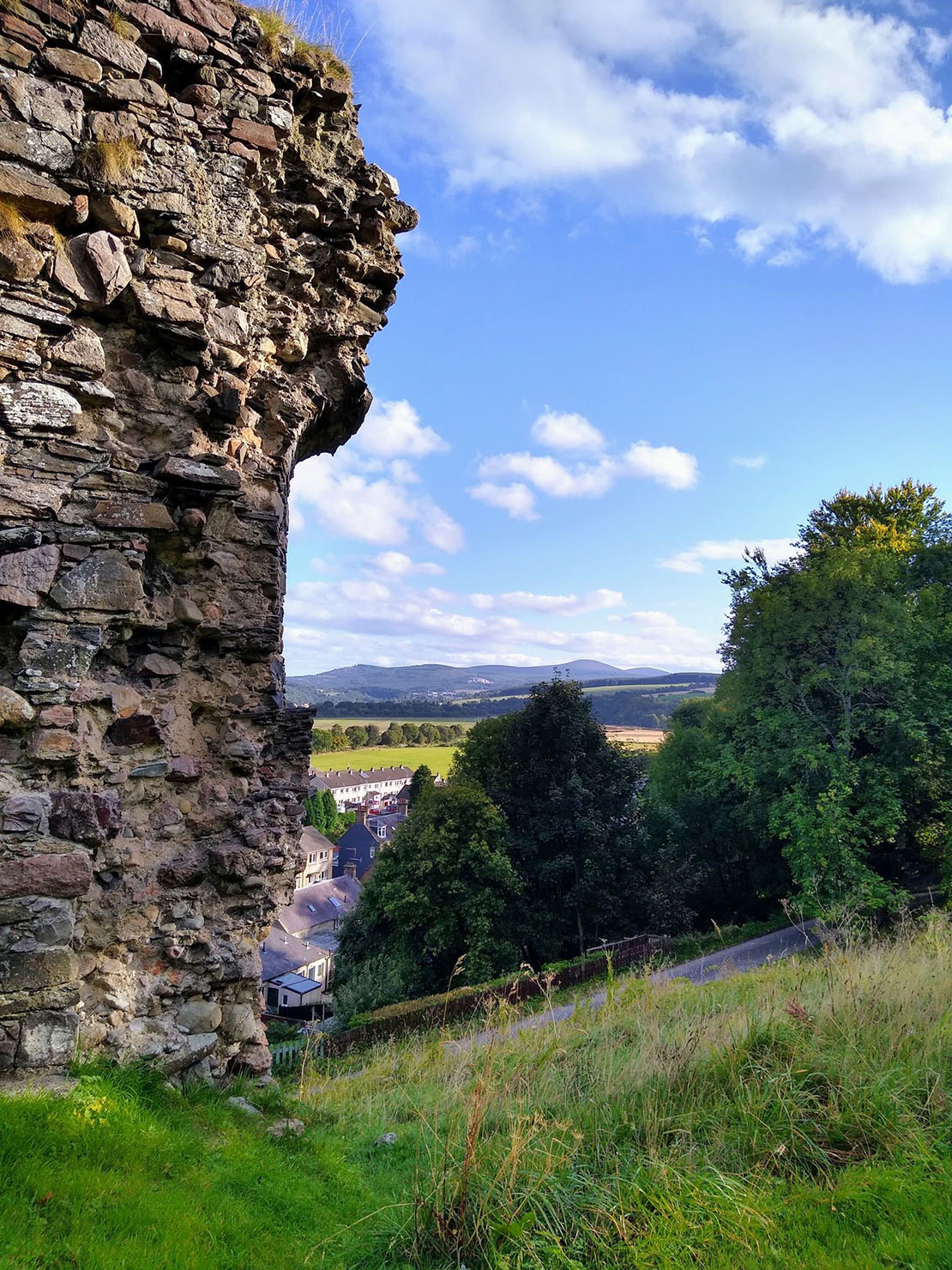 Earl of Rothes. East view from castle.