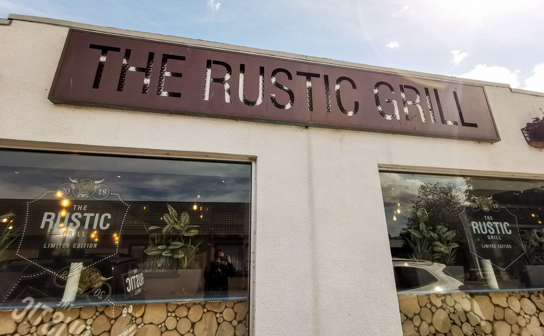 Exterior photo of The Rustic Grill.