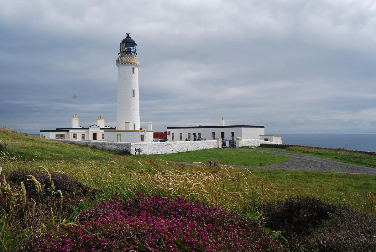 The lighthouse at the Mull of Galloway, Scotland's most southerly point