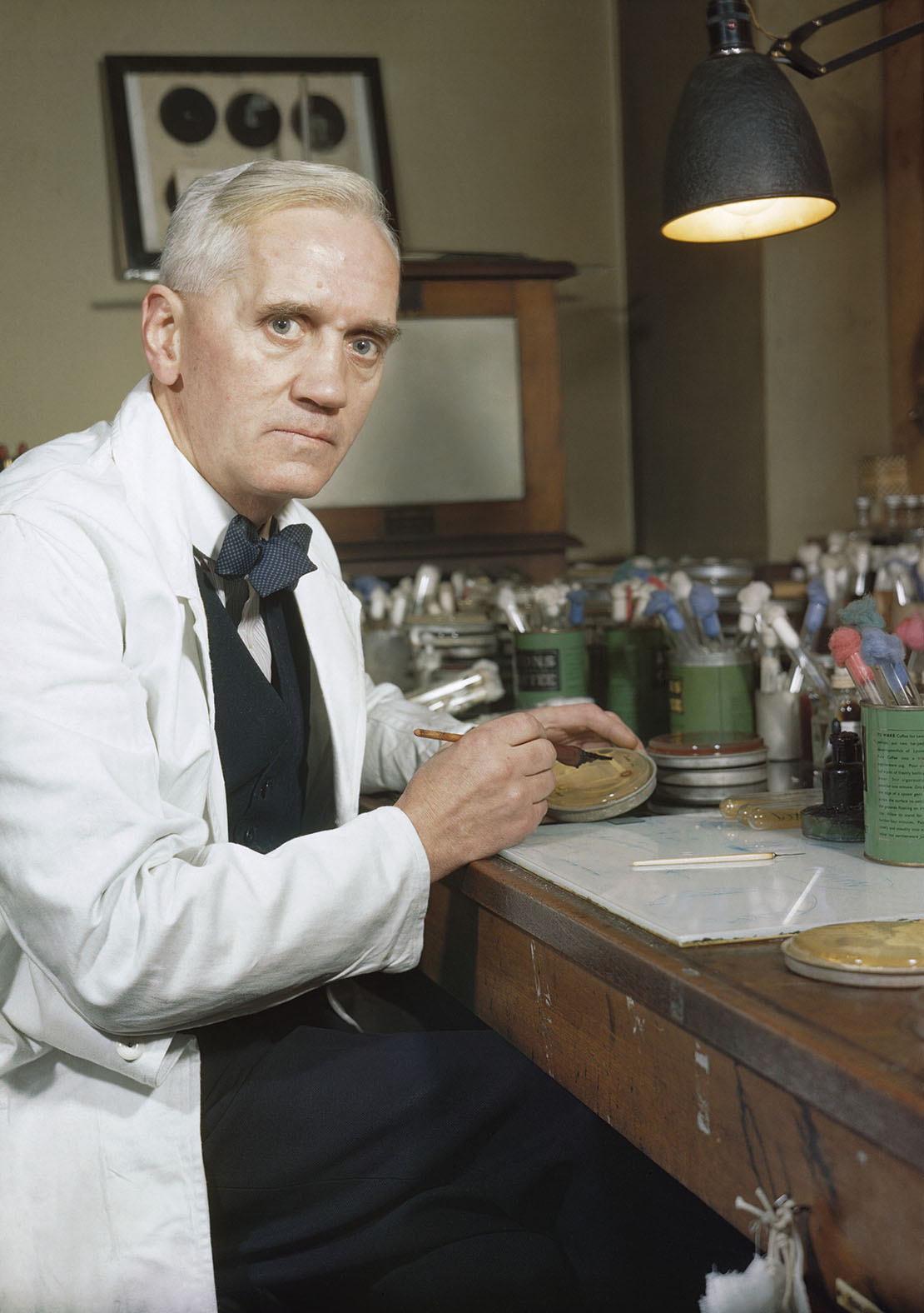 Amazing Scottish inventions: antibiotics by Alexander Fleming.