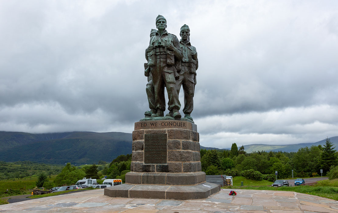 The Commando Memorial - One of Scotland's best known monuments.