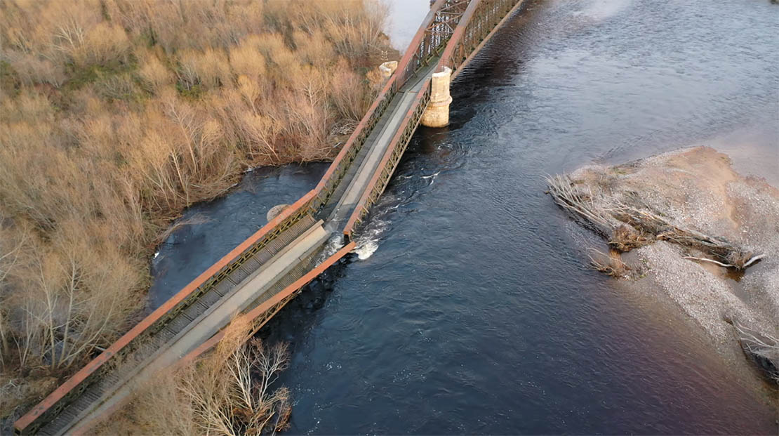 Spey (Garmouth) Viaduct damage - view 3