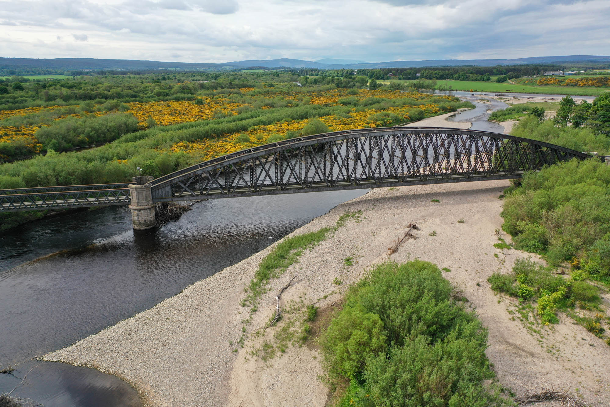 Spey Viaduct near Garmouth and Spey Bay