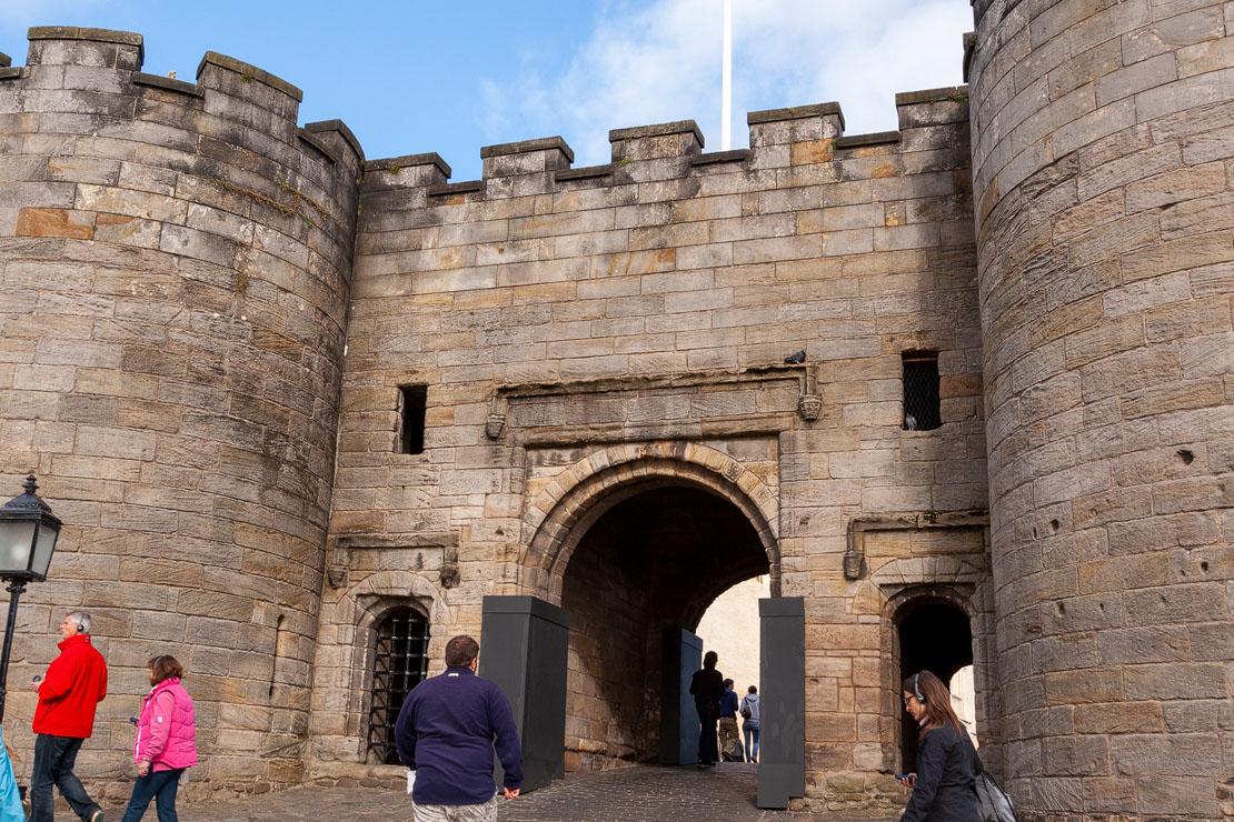 Stirling Castle entrance.