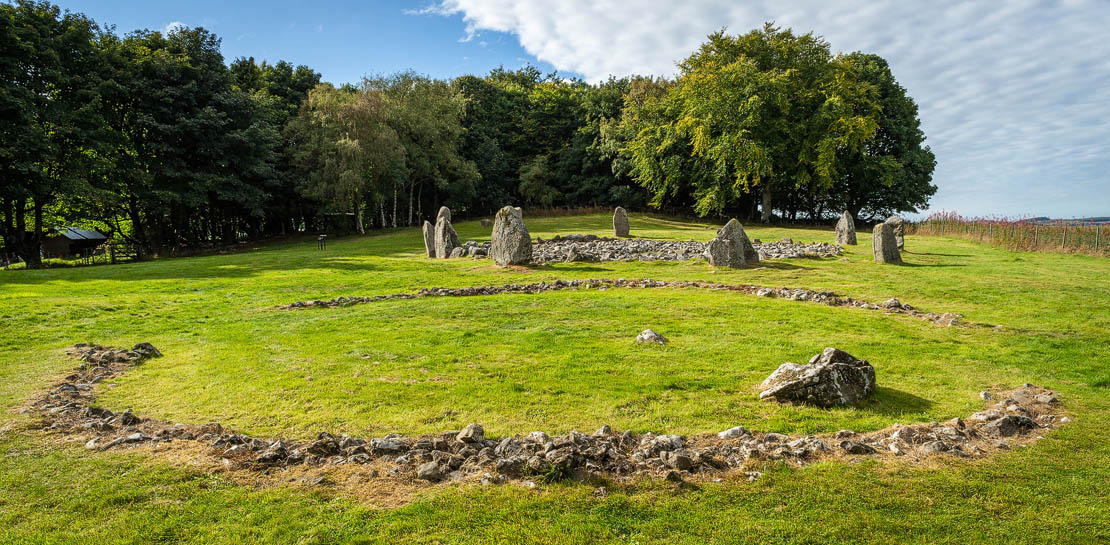 Stone circles in Aberdeenshire.