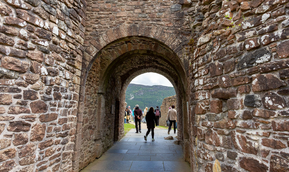 Gatehouse arch.