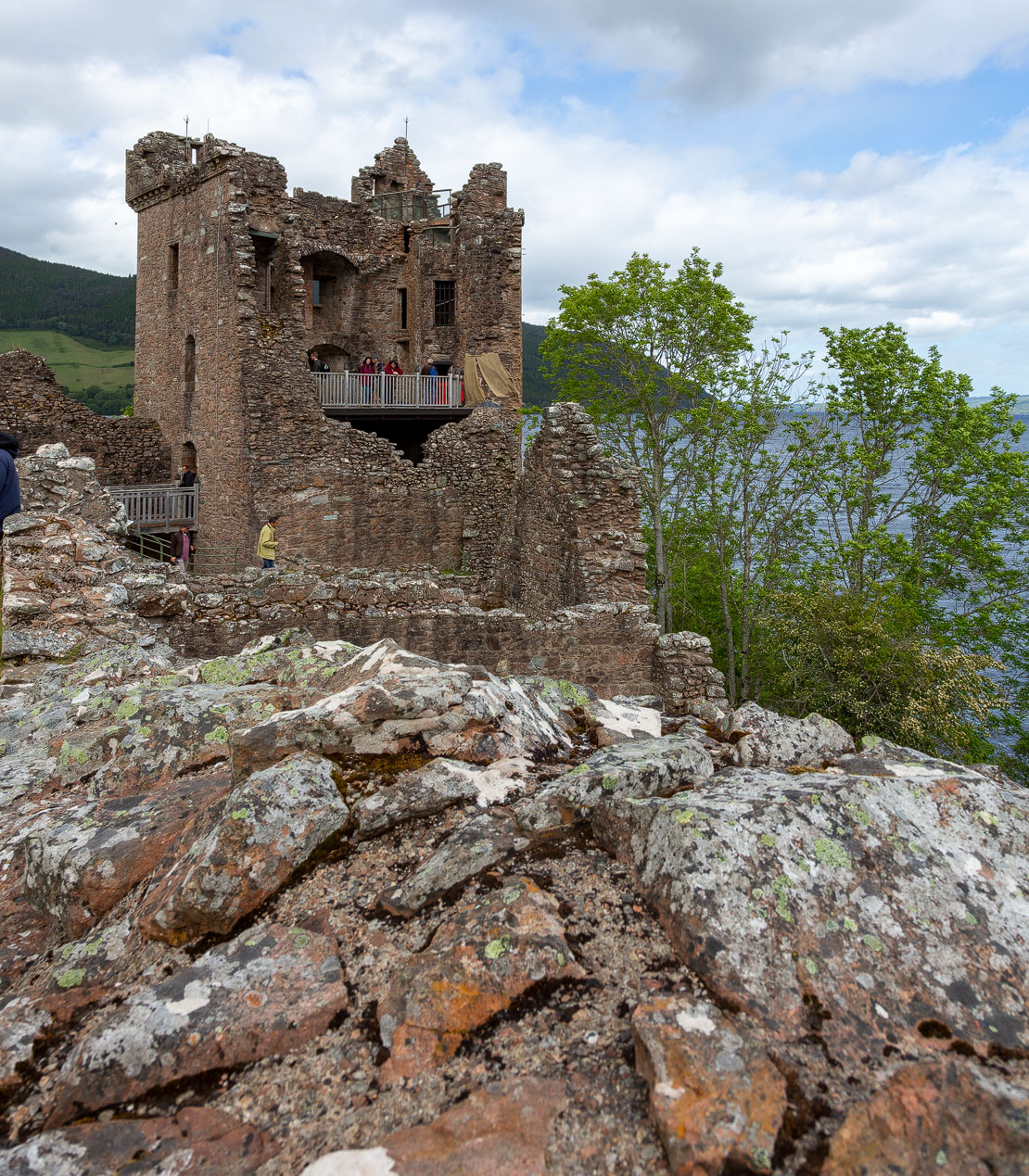 Grant Tower. Urquhart Castle was witness to some of the most dramatic chapters in Scottish history.