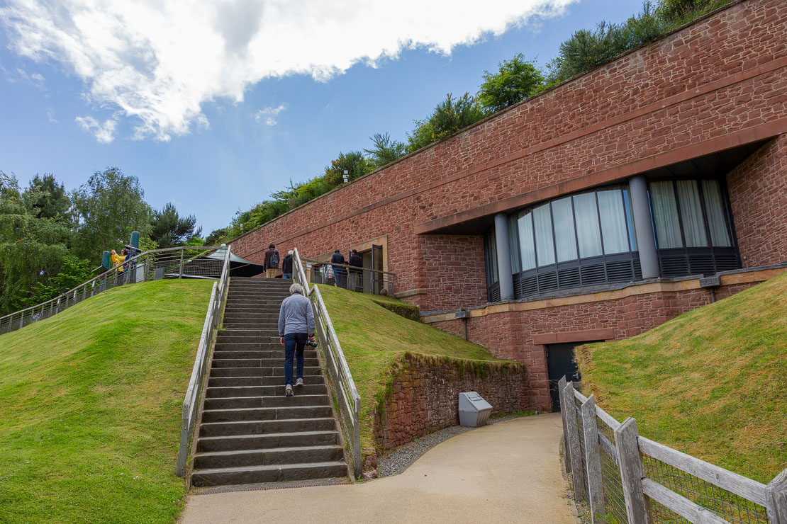 The Urquhart Castle visitor centre.