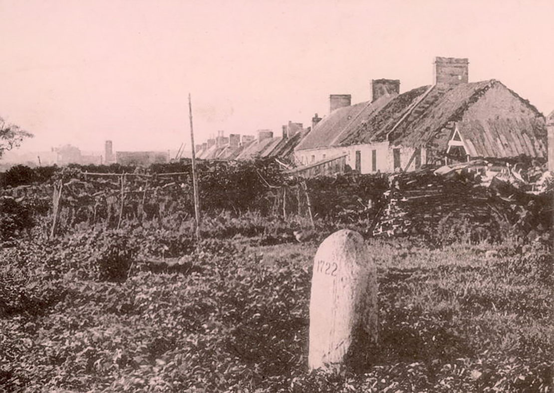 Dornoch Witch's Stone - 1920. The stone marks the location of Janet Horne's execution.